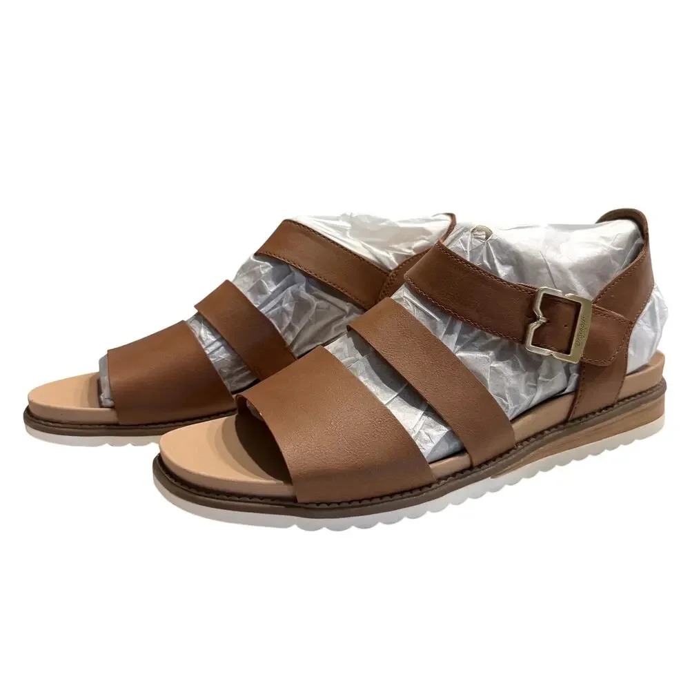 Dr. Scholl's Women's Island-Glow Strappy Sandals in Honey, Size 9